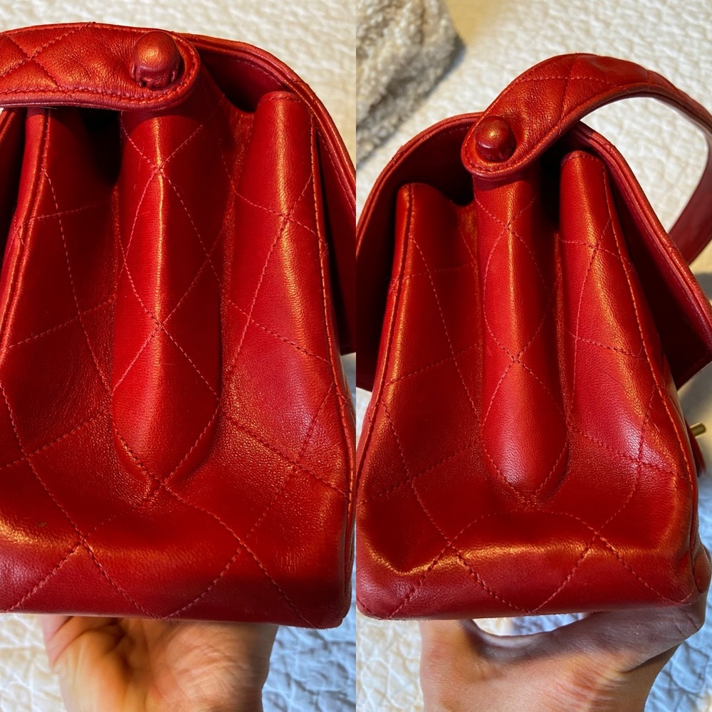 CHANEL Double Sided Flap Quilted Leather Handbag - Picture 6 of 16